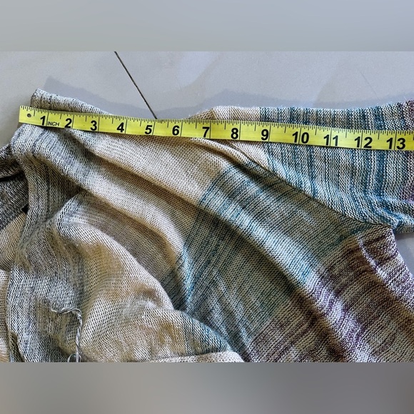 Wet Seal Long Sleeve Open Cardigan Sweater Women’s Fringe on Front Made U.S.A - Picture 12 of 16